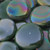 10 lbs. Green Glass Gems Large 35-45 mm Approx 1.5 inch Opaque Iridescent Mosaic Quality