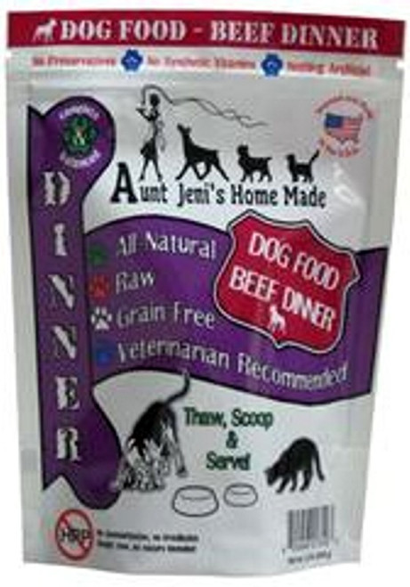 Dog Food Beef 1 lb