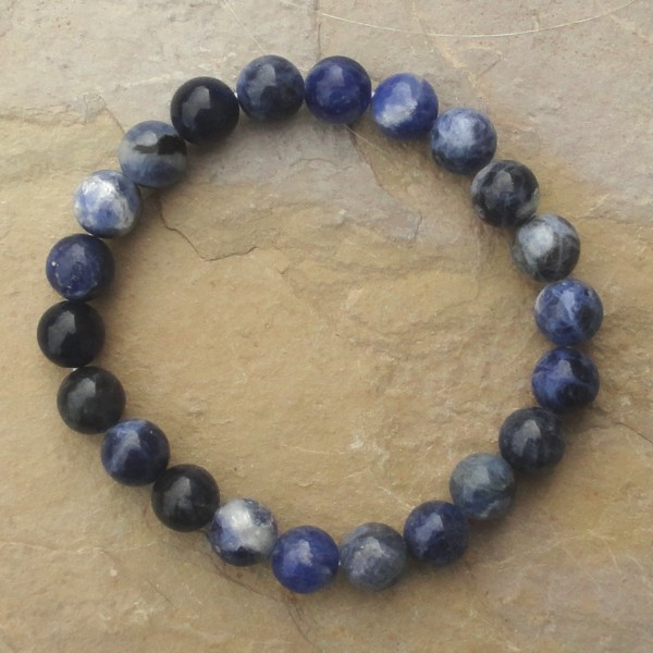 Sodalite 8 mm Bead Stretch Bracelet