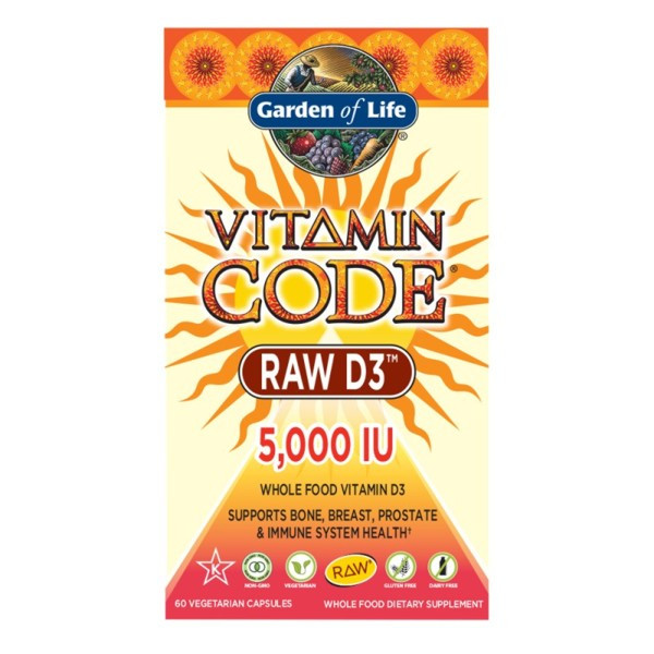 Vitamin D3 5000 IU 60 Vegetarian Capsules