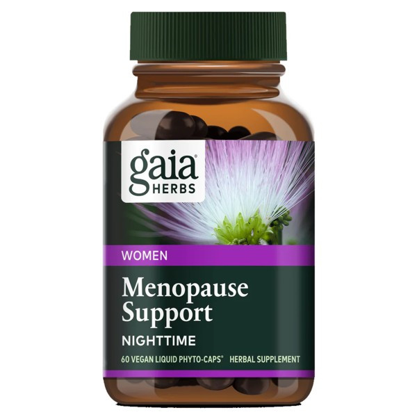 Menopause Support Nighttime 60 Liquid Herbal Extract Capsules