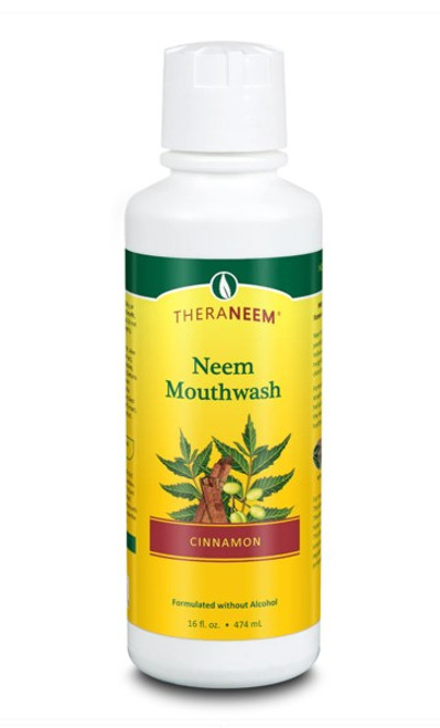 Organix Neem Mouthwash Cinnamon 16 oz