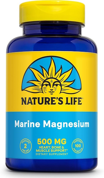 Marine Magnesium 500 mg 100 Capsules