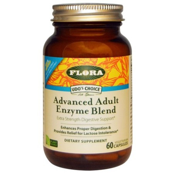 Udo's Choice Advanced Adult Enzyme Blend 60 Vegetarian Capsules
