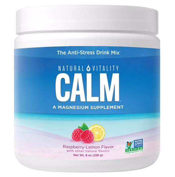 Calm Magnesium Raspberry-Lemon Powder 8 oz