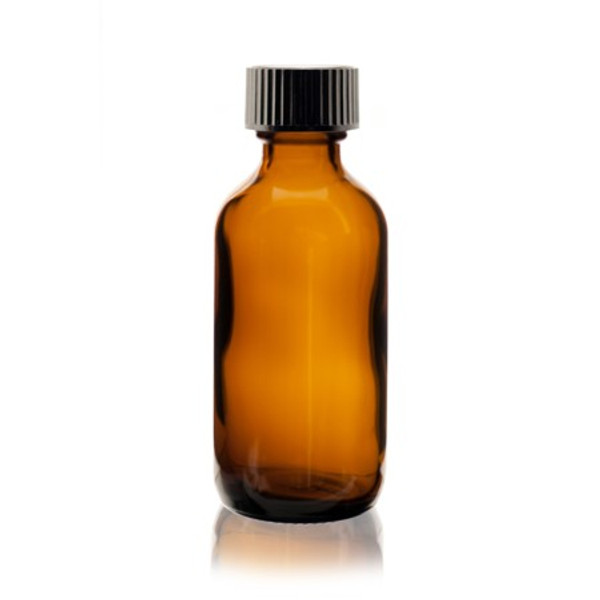 2 oz Amber Glass Bottle with Standard Cap