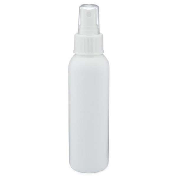 4 oz Natural (Semi-Translucent) Plastic Bottle with Spray Atomizer