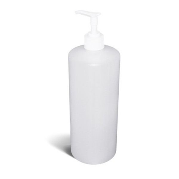 32 oz Natural (Semi-Translucent) Plastic Bottle with Lotion Pump