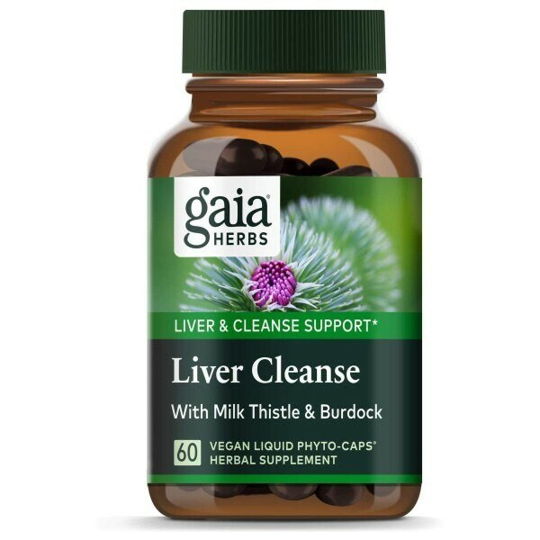 Liver Cleanse 60 Liquid Herbal Extract Capsules