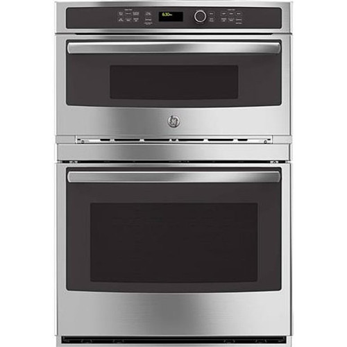 GE Profile 30" Stainless Steel Built-In Convection Combination Microwave Wall Oven