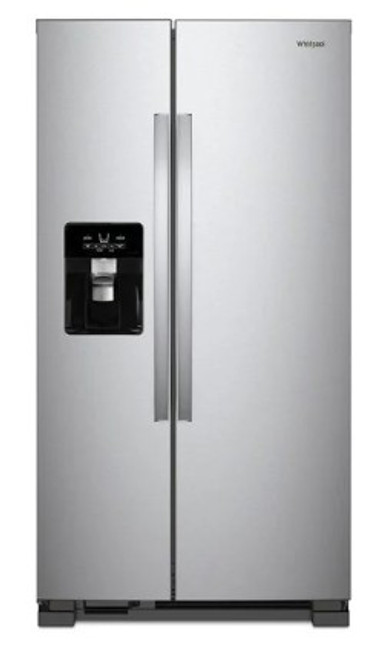 Whirlpool 24.55 Cu. Ft Side-By-Side Refrigerator 36-Inch Wide in Fingerprint Resistant Stainless Steel