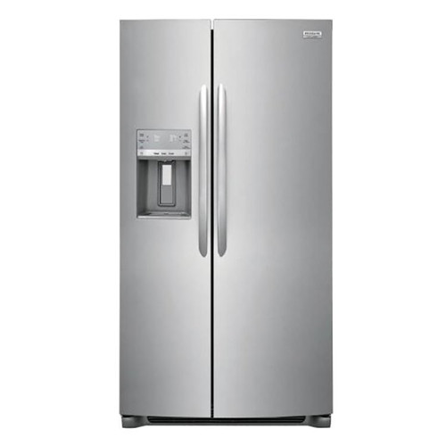 Frigidaire Gallery 25.6 Cu. Ft. Side-By-Side Refrigerator 36-Inch in Stainless Steel