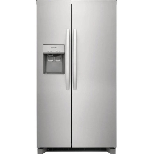 Frigidaire 22.3 Cu. Ft. Side-By-Side Refrigerator 36-Inch Wide Stainless Steel