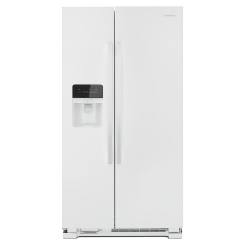 Amana 21.41 Cu. Ft. Side-By-Side Refrigerator 33-Inch Wide in White