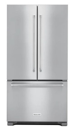 KitchenAid 22 Cu. Ft. Counter-Depth French Door Refrigerator 36-Inch Wide in Stainless Steel