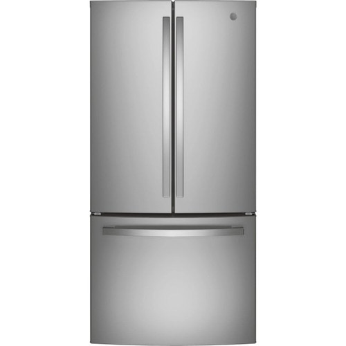 GE 24.7 Cu. Ft. French-Door Refrigerator 33-Inch Wide in Fingerprint Resistant Stainless Steel