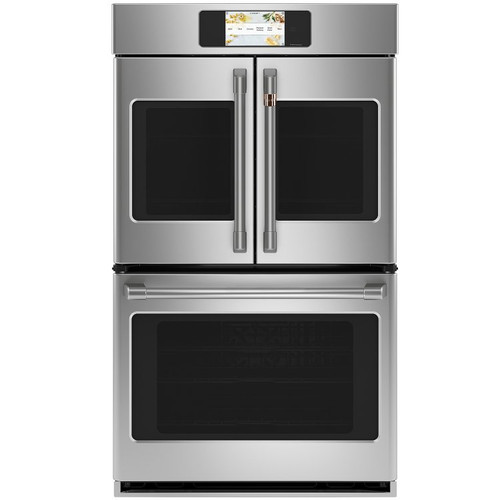 Cafe Professional Series 30" Stainless Steel Smart Built-In French-Door Double Wall Oven