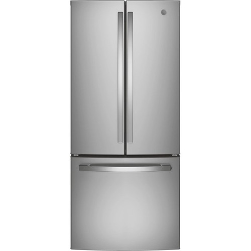 GE 20.8 Cu. Ft. French-Door Refrigerator 30-Inch Wide in Fingerprint Resistant Stainless Steel
