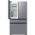Samsung 23 Cu. Ft. Bespoke Counter Depth 4-Door French Door Refrigerator With Beverage Center 36-Inch Wide in Stainless Steel