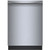 Bosch 300 Series 24-Inch Recessed Handle Dishwasher in Stainless Steel