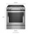 KitchenAid ADA 30 In. Stainless Steel Dual Fuel 4-Burner Downdraft Slide-In Range