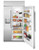 Cafe 24.5 Cu. Ft. Smart Built-In Side-By-Side Refrigerator With Dispenser 42-Inch Wide in Stainless Steel
