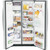 GE 25.3 Cu. Ft. Side-By-Side Refrigerator 36-Inch Wide in Stainless Steel