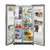 Frigidaire 22.3 Cu. Ft. Side-By-Side Refrigerator 36-Inch Wide Stainless Steel