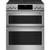 Cafe ADA 30 In. Stainless Steel With Brushed Stainless Smart Front-Control Radiant And Convection Double-Oven Slide-In Electric Range