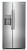 Frigidaire Gallery 22.3 Cu. Ft. Side-By-Side Refrigerator 33-Inch Wide in Smudge-Proof Stainless Steel