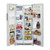 Frigidaire Refrigerator Side-by-Side 22.3 Cu Ft in White