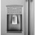 GE Profile 21.9 Cu. Ft. Counter-Depth Side-By-Side Refrigerator 36-Inch Wide in Fingerprint Resistant Stainless Steel