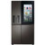 LG 27 Cu. Ft. Side By Side Refrigerator 36-Inch Wide in PrintProof Black Stainless Steel