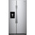 Whirlpool Refrigerator Side-by-Side 21 Cu Ft in Stainless Steel