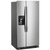 Whirlpool Refrigerator Side-by-Side 21 Cu Ft in Stainless Steel