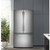 GE Profile 23.1 Cu. Ft. Counter-Depth French-Door Refrigerator 36-Inch Wide in Fingerprint Resistant Stainless Steel