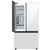 Samsung Bespoke 30 Cu. Ft. 3-Door French Door Refrigerator 36-Inch Wide ADA in White Glass