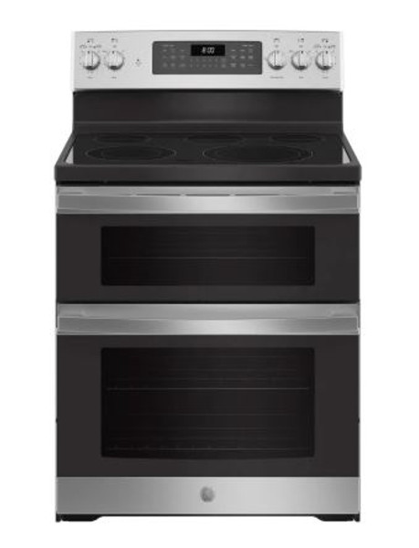 GE 30 In. Stainless Steel Freestanding Electric Double Oven Convection Range