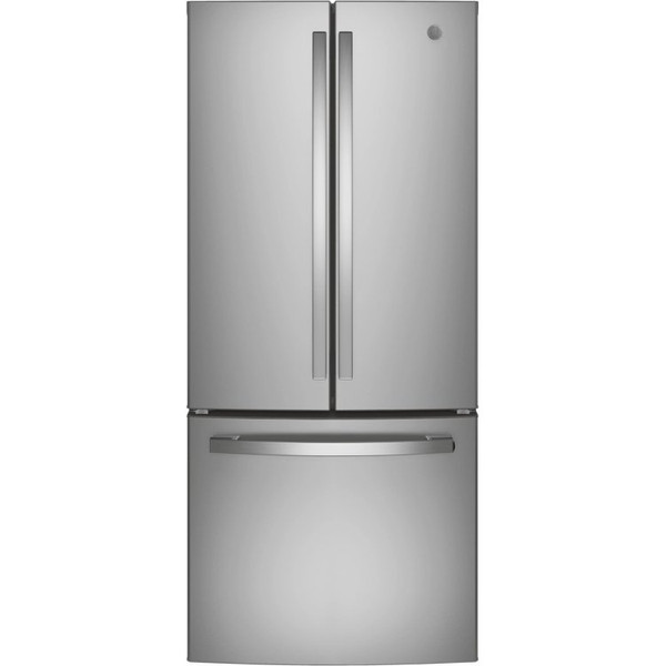 GE 20.8 Cu. Ft. French-Door Refrigerator 30-Inch Wide in Fingerprint Resistant Stainless Steel