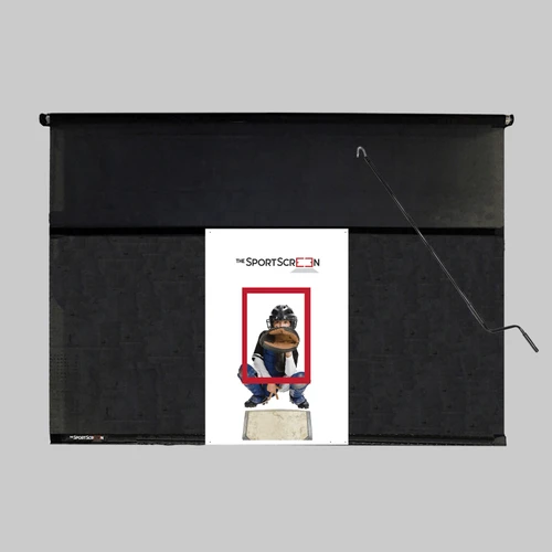 10ft Hand Crank Baseball SportScreen
