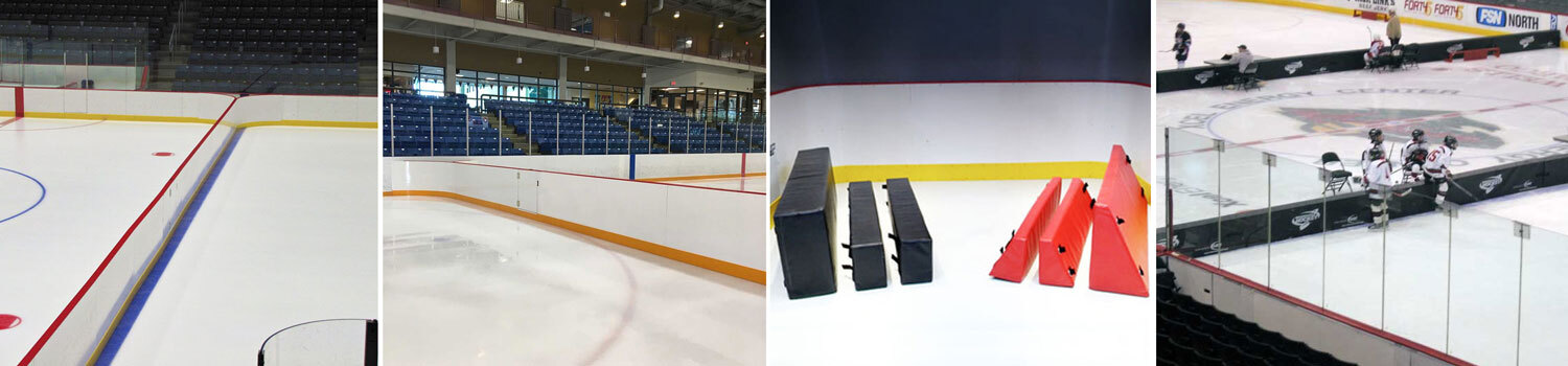 xHockeyProducts rink dividers installed across four arenas