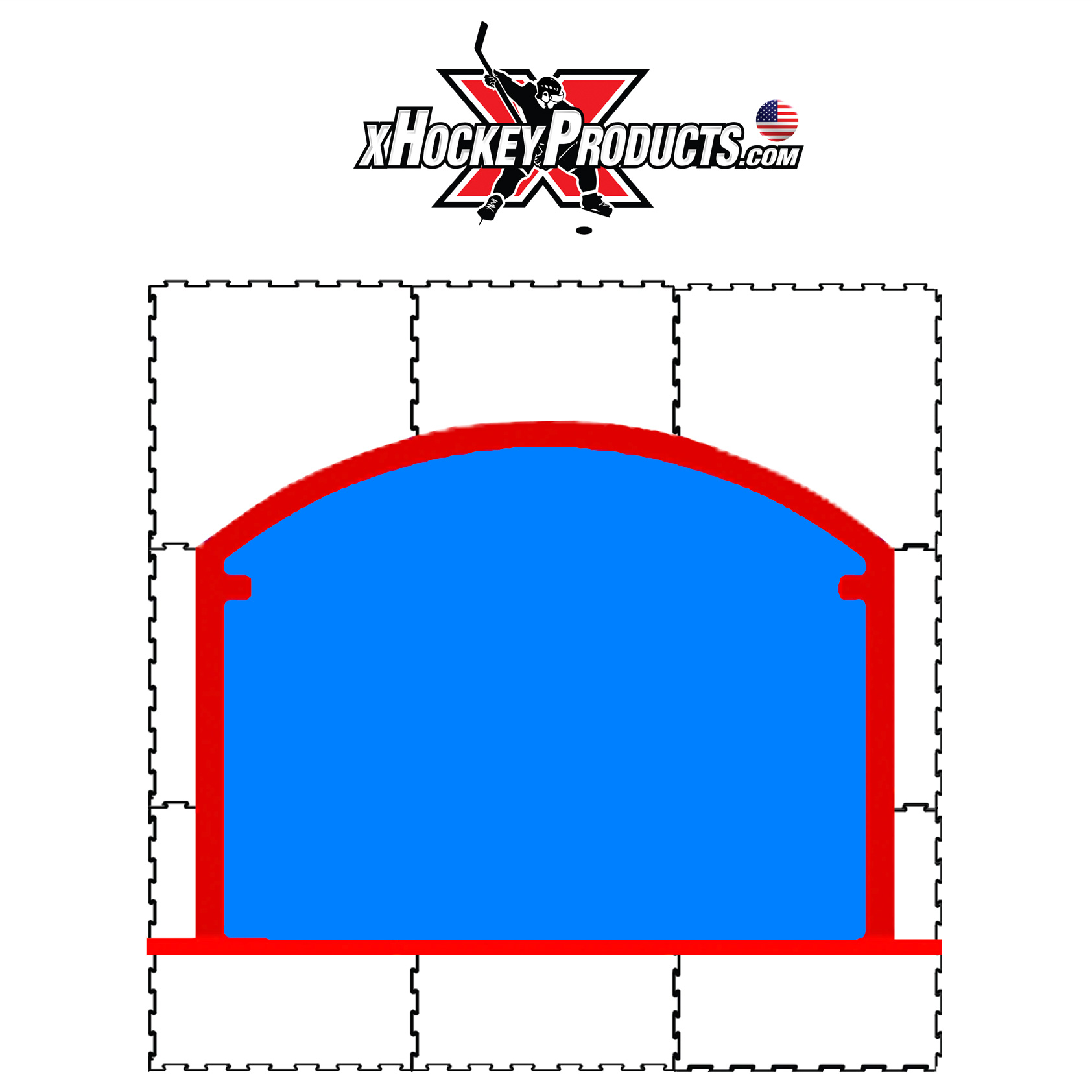 nhl goal crease dimensions