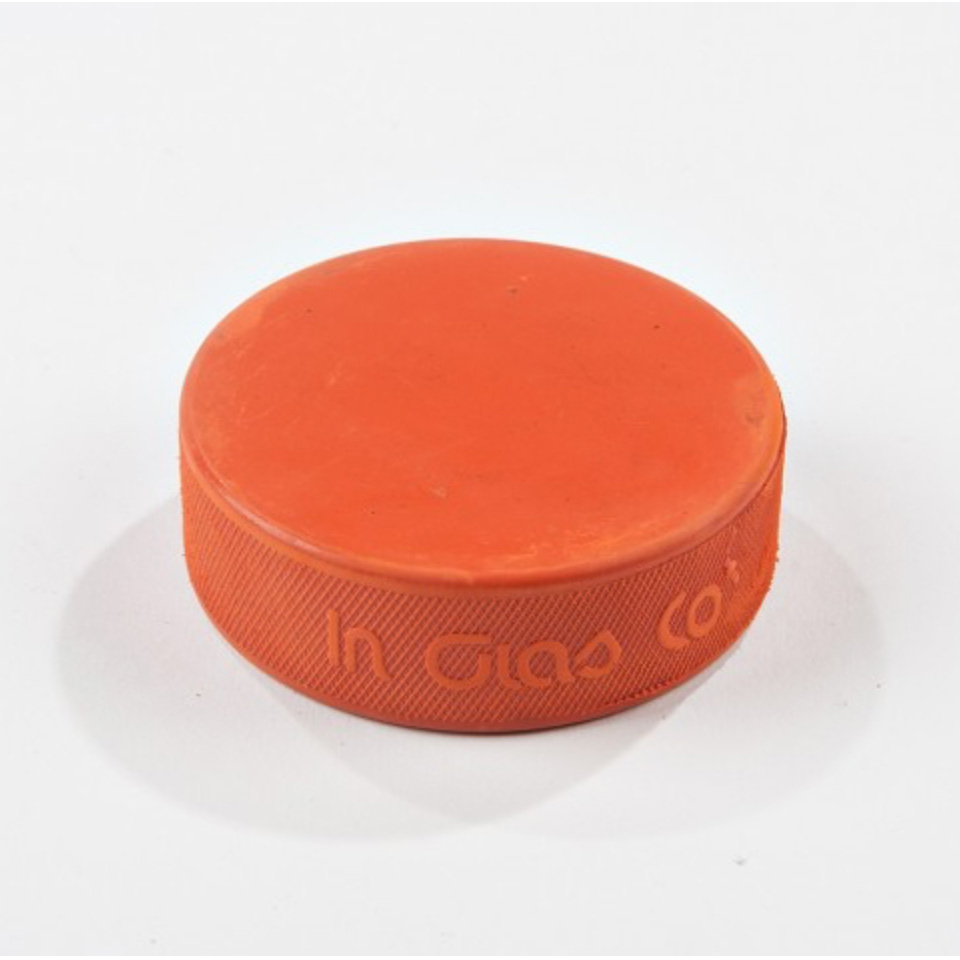 Orange Weighted 10oz Hockey Puck 