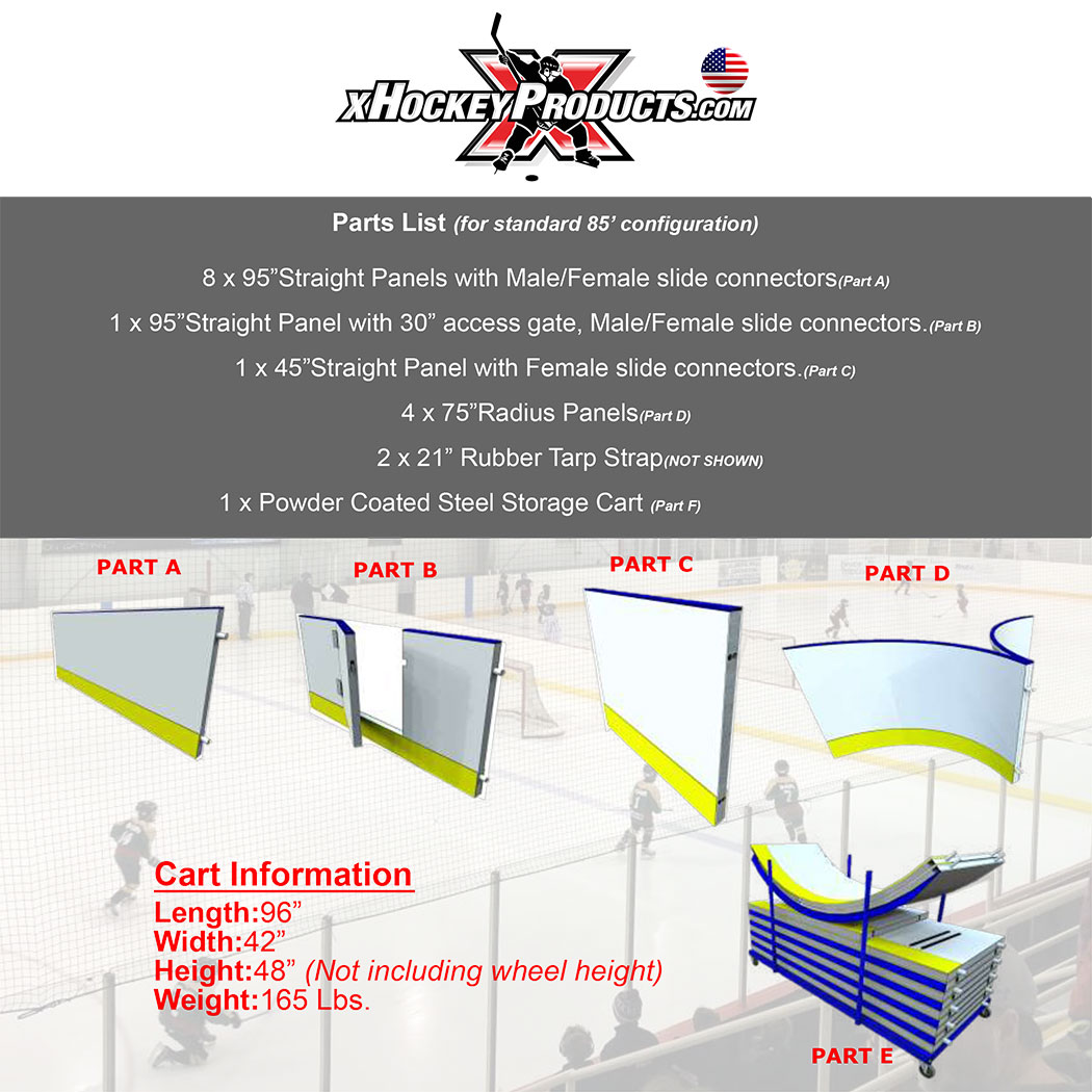 Aluminum Rink Divider - xHockeyProducts USA