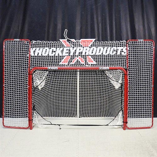 Ez goal hockey goal with backstop and targets Clearance