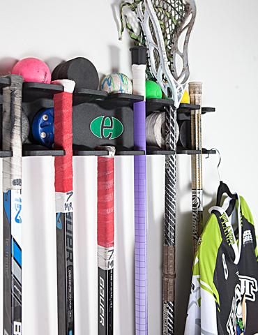 evolution hockey stick rack