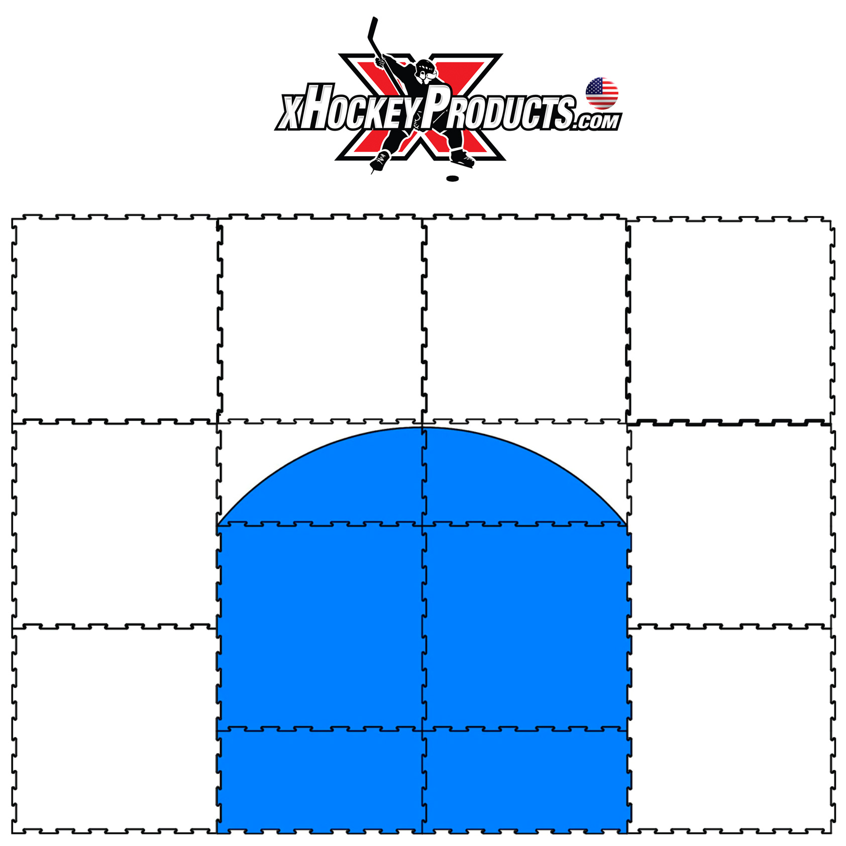 nhl goal crease dimensions