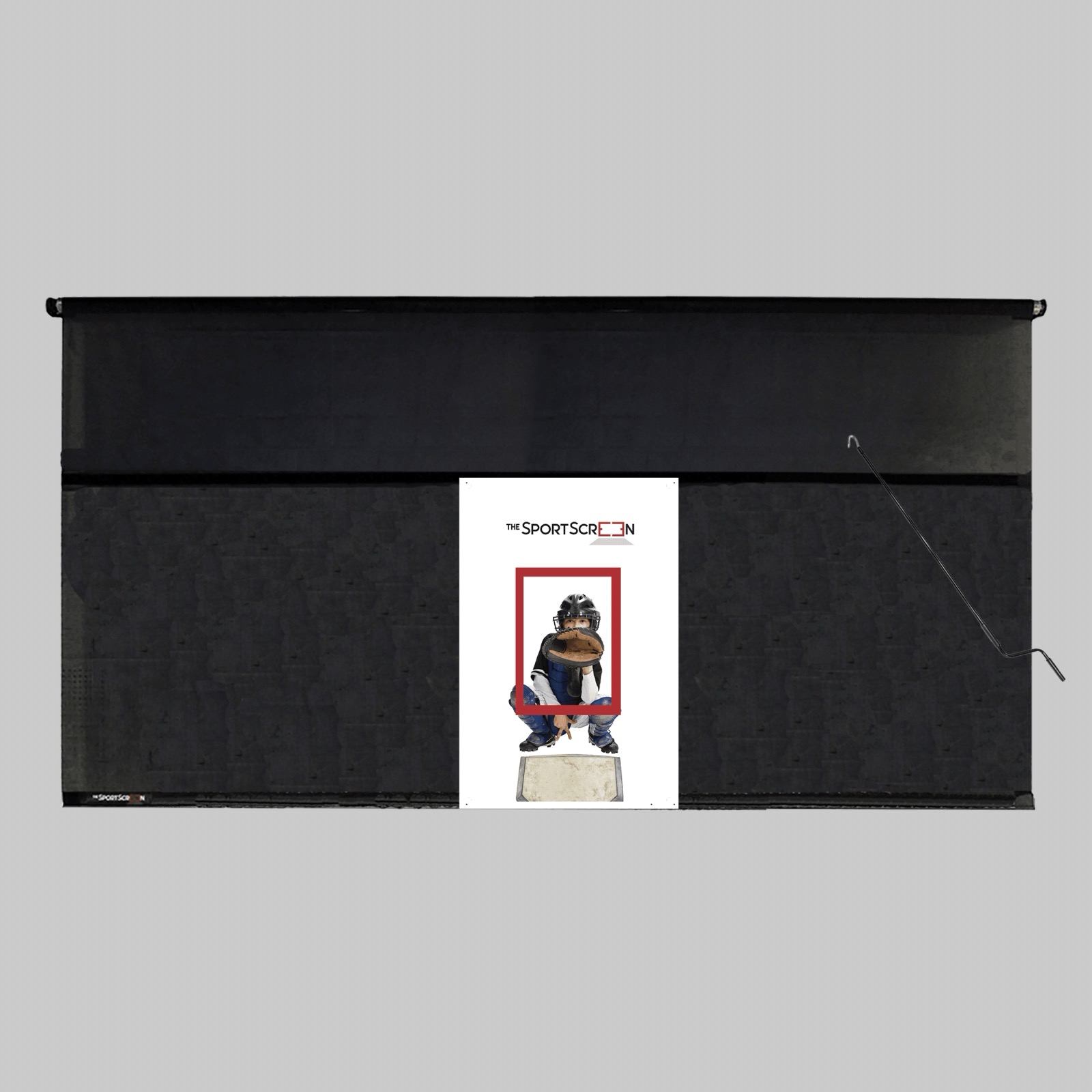 16ft Hand Crank Baseball SportScreen
