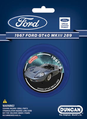 Duncan Official Licensed Ford Yo-Yo Collection - Assorted Colours

Car enthusiasts and the young-at-heart can take a trip down memory lane with this range of genuine, competition grade yoyos from Ford and Duncan – the world’s number one yoyo manufacturer. Collect all six and, with practice, you can perform hundreds of tricks!

The range includes:

1965 Cortina GT500

Cortina Lotus Mark 1's are a consistent class winner in modern Historic Touring Car racing throughout the world today. Known simply as  the ‘Lotus Cortina’, the cars were built between 1963 and 1970. In Australia, the cars were modified and renamed the ‘GT500’ in order to bypass strict racing regulations around build numbers for vehicles produced overseas.

1967 Ford GT40 MKIII 289

The Ford GT40 was a high-end  performance sports car, designed to put an end to Ferraris dominance in long-distance sports car races. The car was named the GT (for Grand Touring) with the 40 representing its overall height of 40 inches.

1969 Mustang Mach 1

The Ford Mustang was introduced in April 1964 as a sporty pony car to attract younger buyers to Ford. 1969 was the benchmark year for the Mustang and the high- performance Mach 1, which was introduced as an in-between model between the lower priced GT and the track oriented Boss 302s and 429s, led the charge in terms of sales and demand. 

1971 Falcon XY GT-HO Phase III

After winning the 1971 Bathurst 500, the Phase III GT-HO was described as ‘simply one of the best cars in the world’ and today these cars are in extremely high demand with collectors and investors. Good examples have been sold for prices in excess of A$ 1,000,000.

1978 Ford Falcon XC Cobra

Ford Australia ended production of the Falcon XC hardtop in 1978 but the company were left with 400 body shells. Ford’s inventive marketing team came up with the idea of painting them white, and adding the iconic ‘Shelby’ stripes and the rest is history. The 1978 Ford Falcon XC Cobra, a proper Ozzy legend of the road.

2008 FPV Falcon FG GT-P

The roots of FPV can be traced  back to 1991, when the English automotive engineering company Tickford began a collaboration with Ford Australia to produce high-performance variants of the Australian Falcon range. The V8 FG GT-P was launched in 2008.

9339111010945