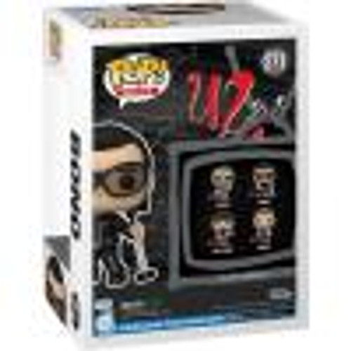 U2 - Zoo TV Bono Pop! Vinyl
Pulse, rock, and sway to the driving beats and powerful lyrics of the U2 band with Pop! Bono. Grab front-row seats and create your own concert featuring Pop! Bono in action. Lead vocalist and lyricist, Bono, in Pop! form, is ready to jam with the rest of the members of your U2 Pop! Rocks set.
889698640336 U2 - Zoo TV Bono Pop! Vinyl
Pulse, rock, and sway to the driving beats and powerful lyrics of the U2 band with Pop! Bono. Grab front-row seats and create your own concert featuring Pop! Bono in action. Lead vocalist and lyricist, Bono, in Pop! form, is ready to jam with the rest of the members of your U2 Pop! Rocks set.
889698640336
